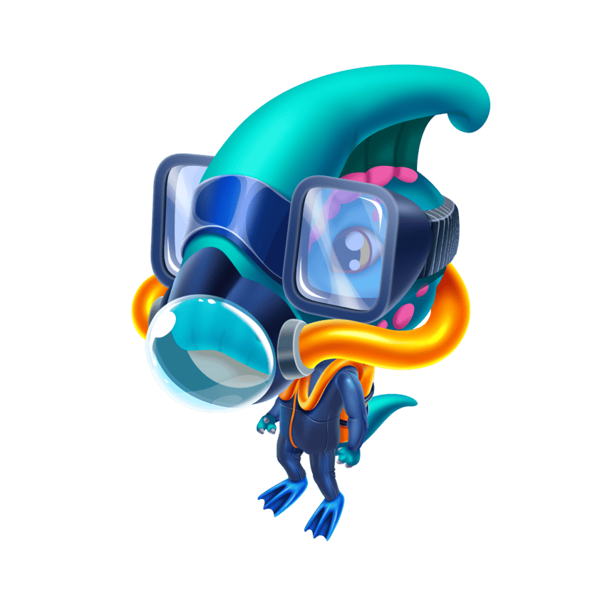 Green Crest Diver